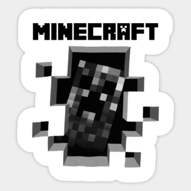 Minecraft creeper Minecraft Sticker TeePublic